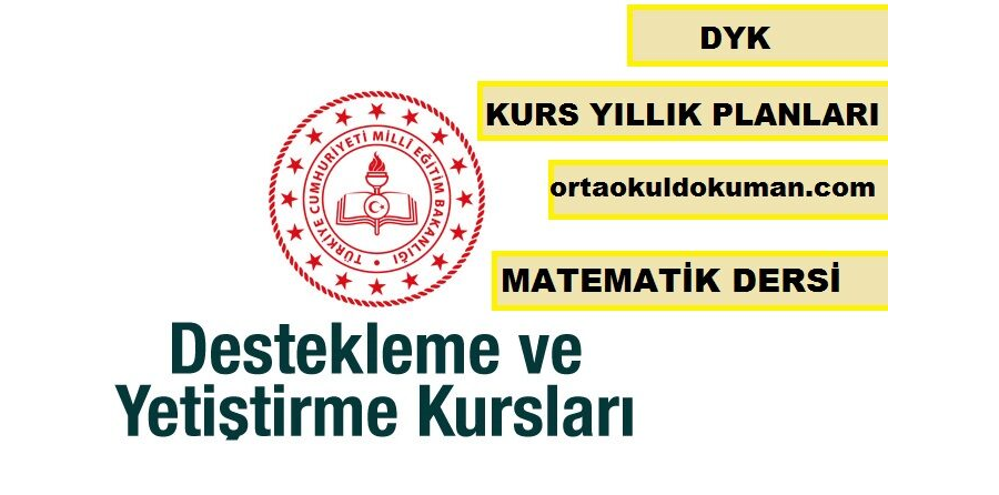 2021-2022 Destekleme Kurs Planı 8.Sınıf Matematik